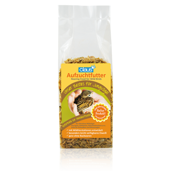 Claus Aufzuchtfutter für Wildvögel  100 g