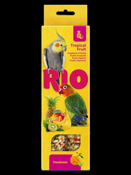 RIO Sticks für Großsittiche mit tropischen Früchten, 2x75 g