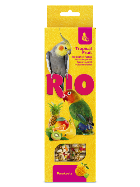 RIO Sticks für Großsittiche mit tropischen Früchten, 2x75 g