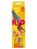 RIO Sticks für alle Vögel mit Ei und Muschelkalk, 2x40 g